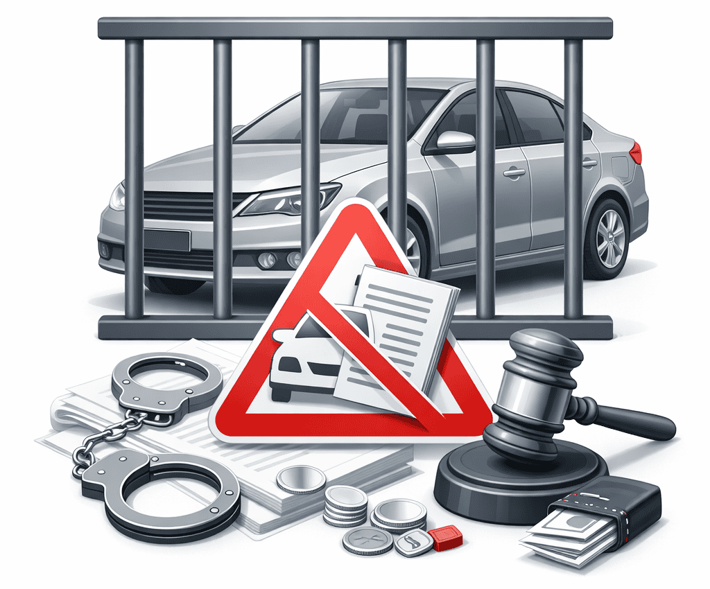 Какие могут быть последствия покупки автомобиля без ПТС