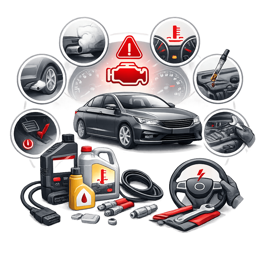 Семь признаков того, что ваш автомобиль нуждается в техобслуживании