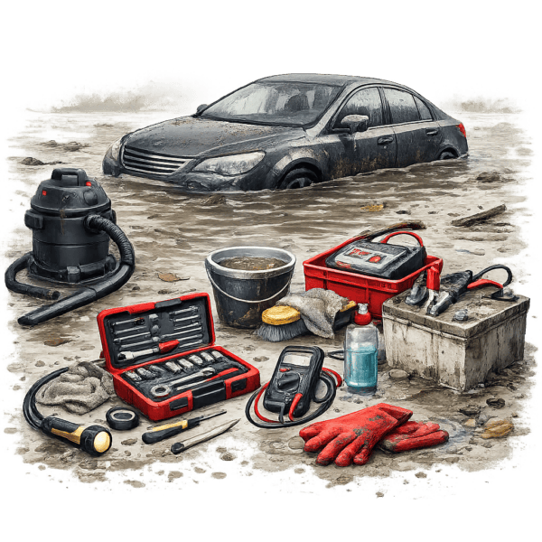 Что делать с утопленным автомобилем