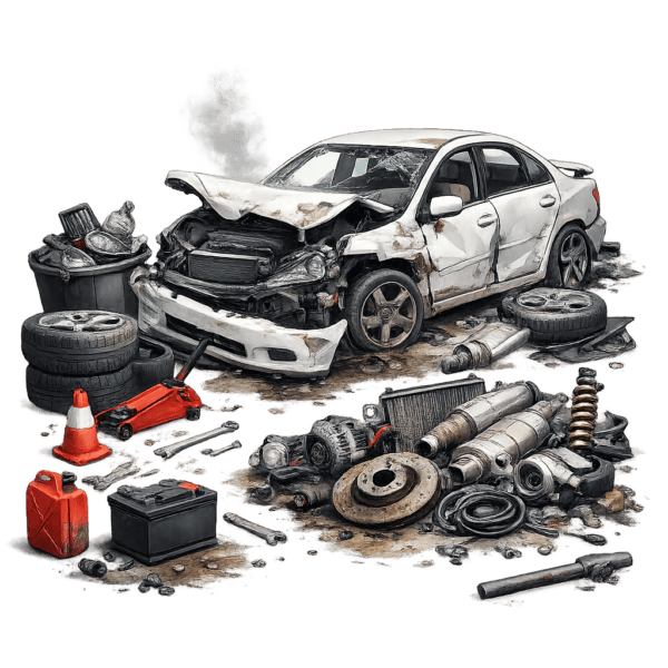 Что делать с автомобилем, который не подлежит восстановлению