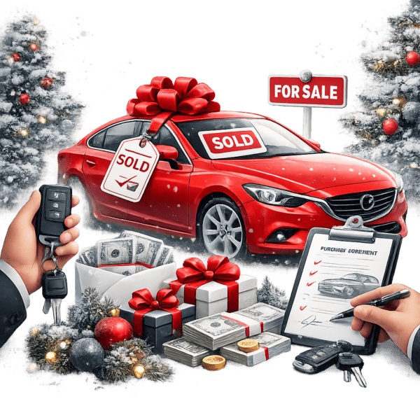 Как продать автомобиль перед Новым годом