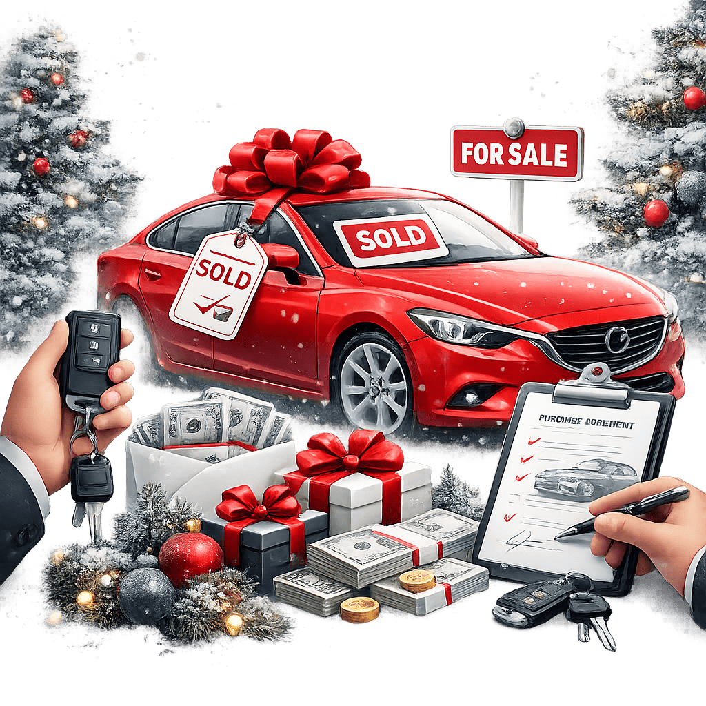 Как продать автомобиль перед Новым годом