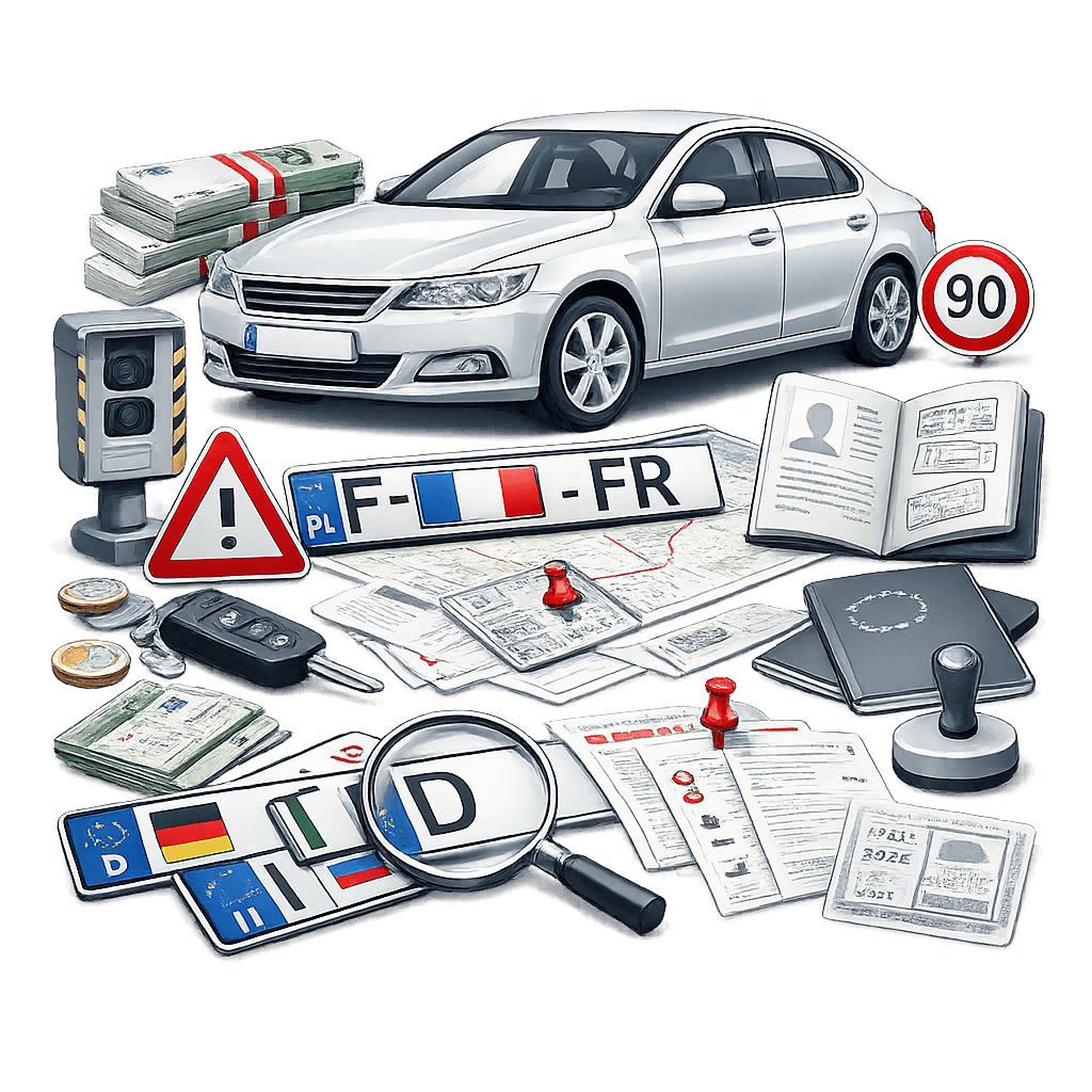 Особенности эксплуатации автомобиля с иностранными номерами