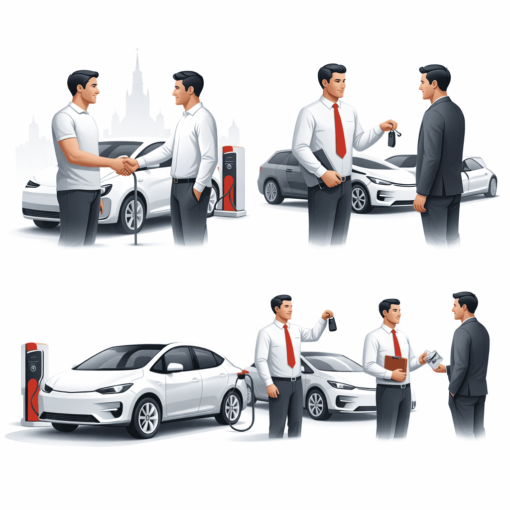 Варианты продажи электромобиля