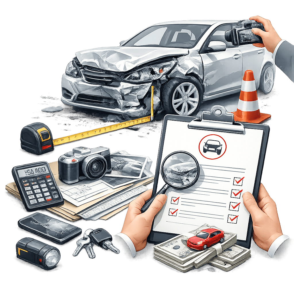 Как оценить автомобиль после ДТП
