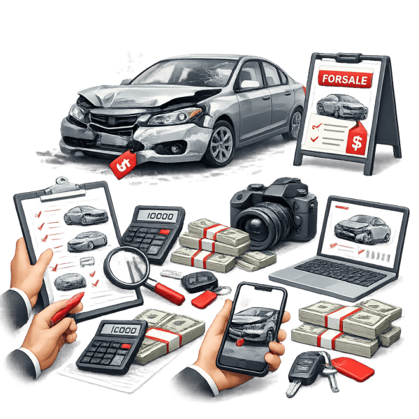 Продажа автомобилей после ДТП: советы по оценке и подготовке