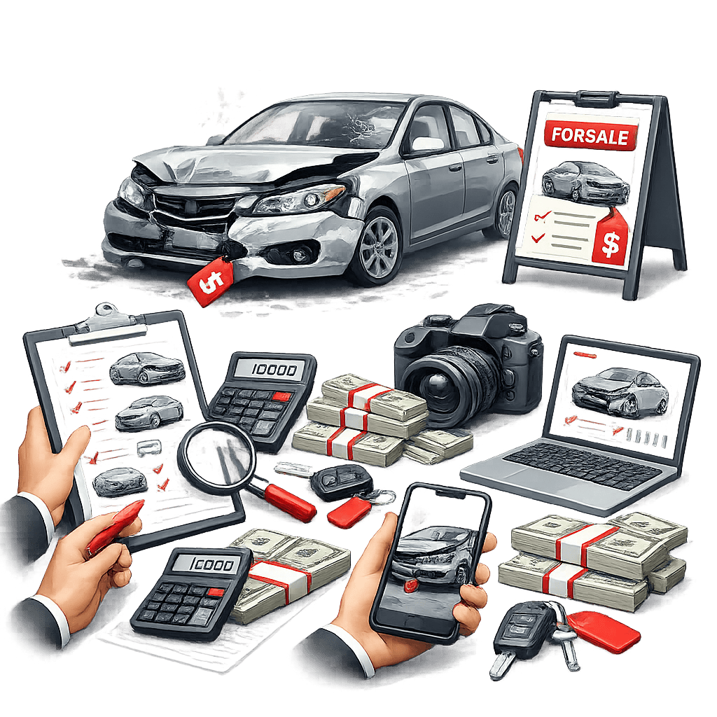 Продажа автомобилей после ДТП: советы по оценке и подготовке