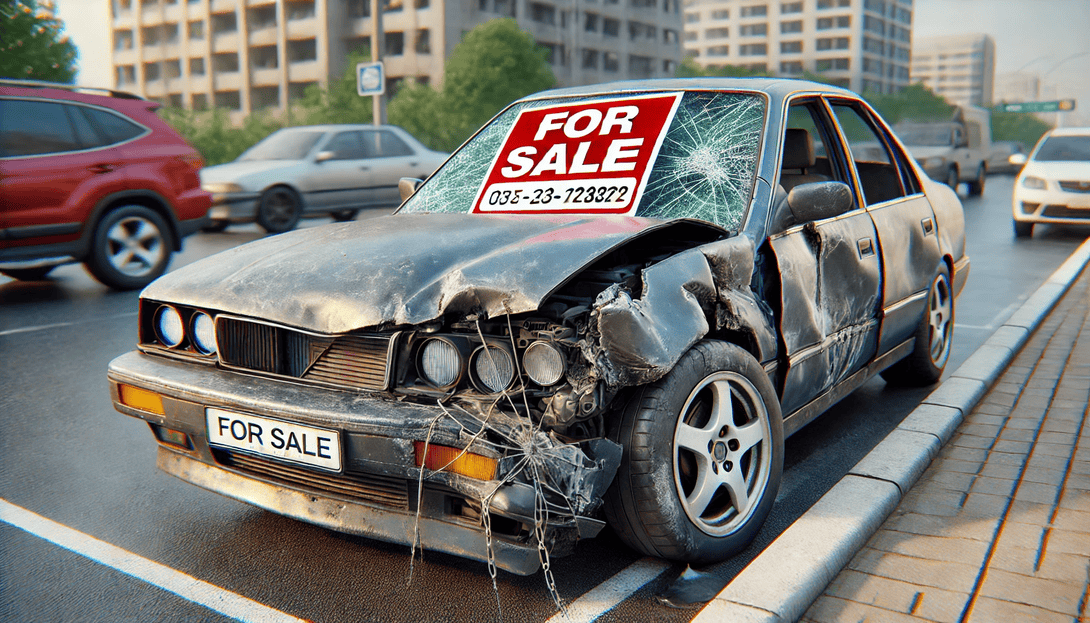 Трудности при продаже авто после ДТП