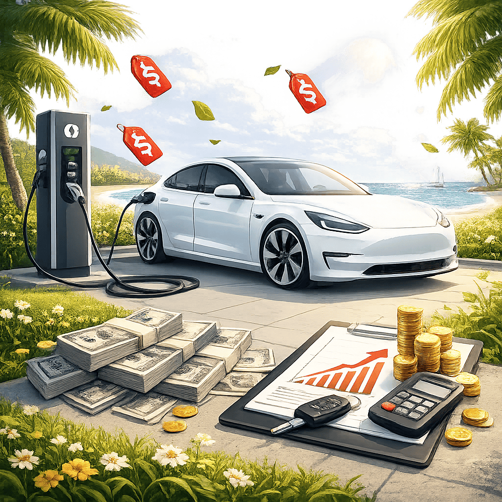 Электромобиль летом: выгодно ли продавать в тёплый сезон?