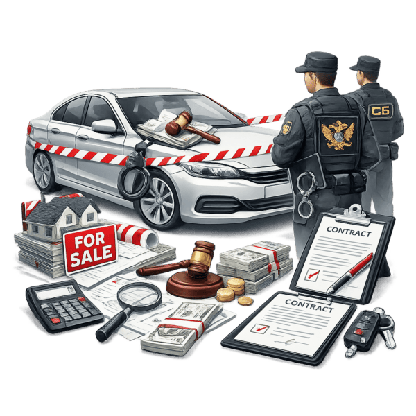 Как продать автомобиль, если он числится у судебных приставов