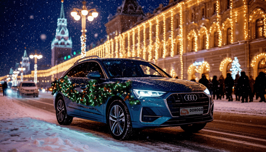 Как украсить автомобиль на Новый год