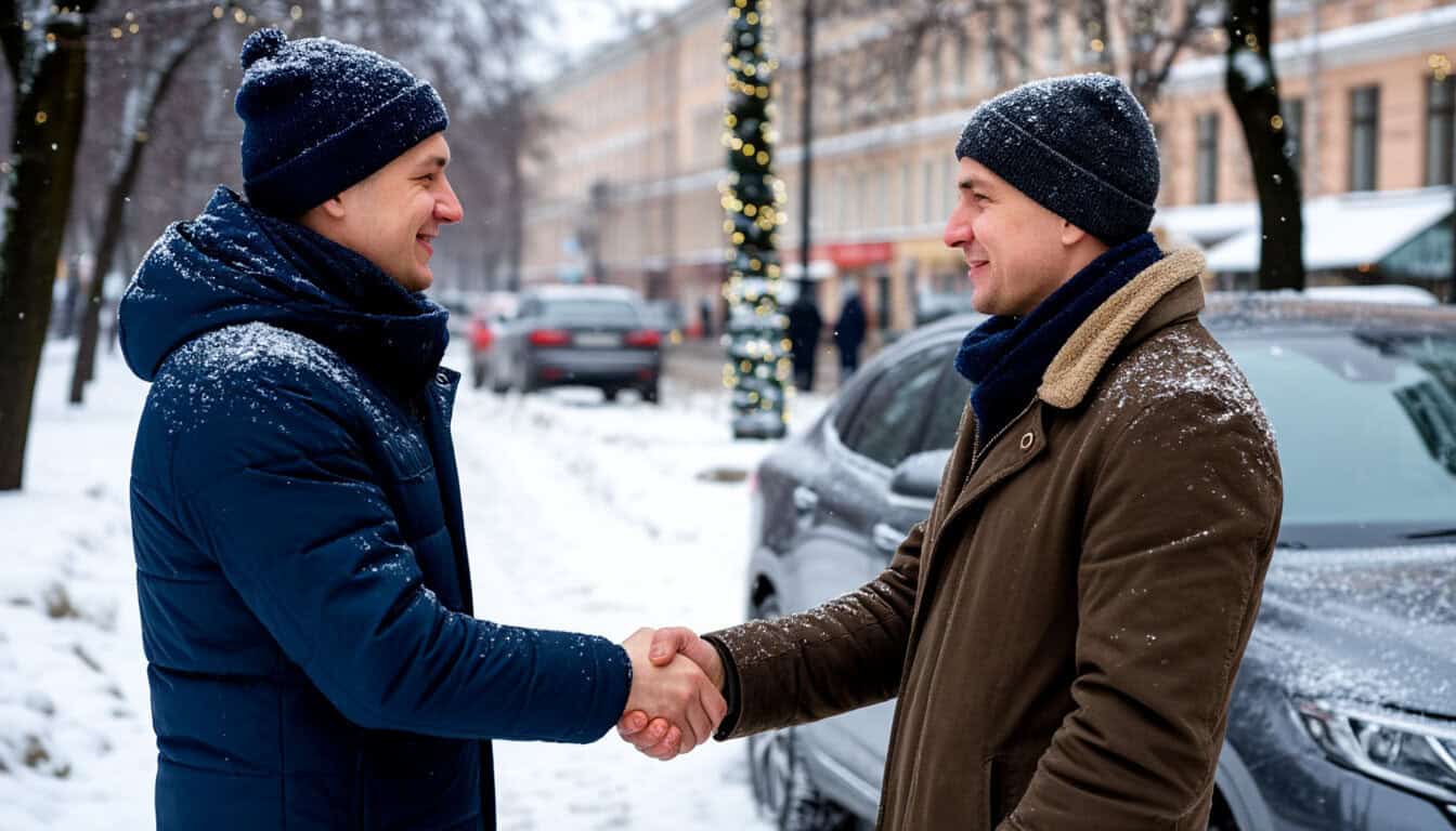 Как быстро продать авто зимой