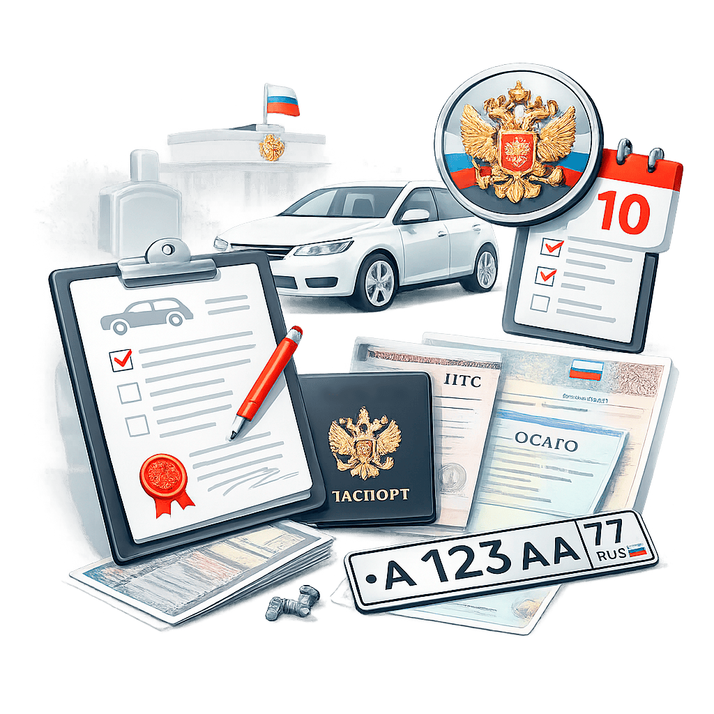 Нужно ли ставить автомобиль на учёт на своё имя