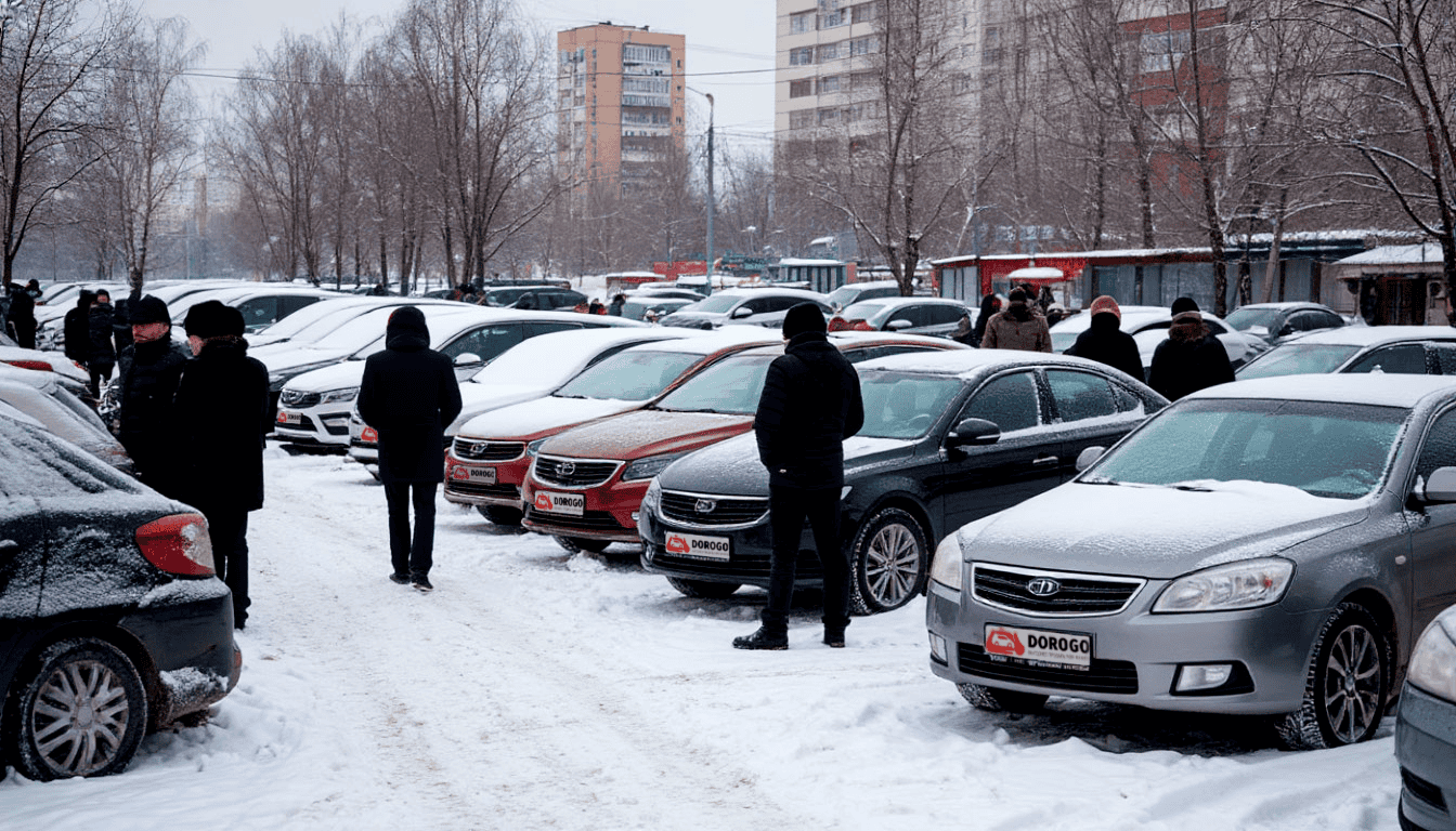 Особенности продажи автомобиля в январе