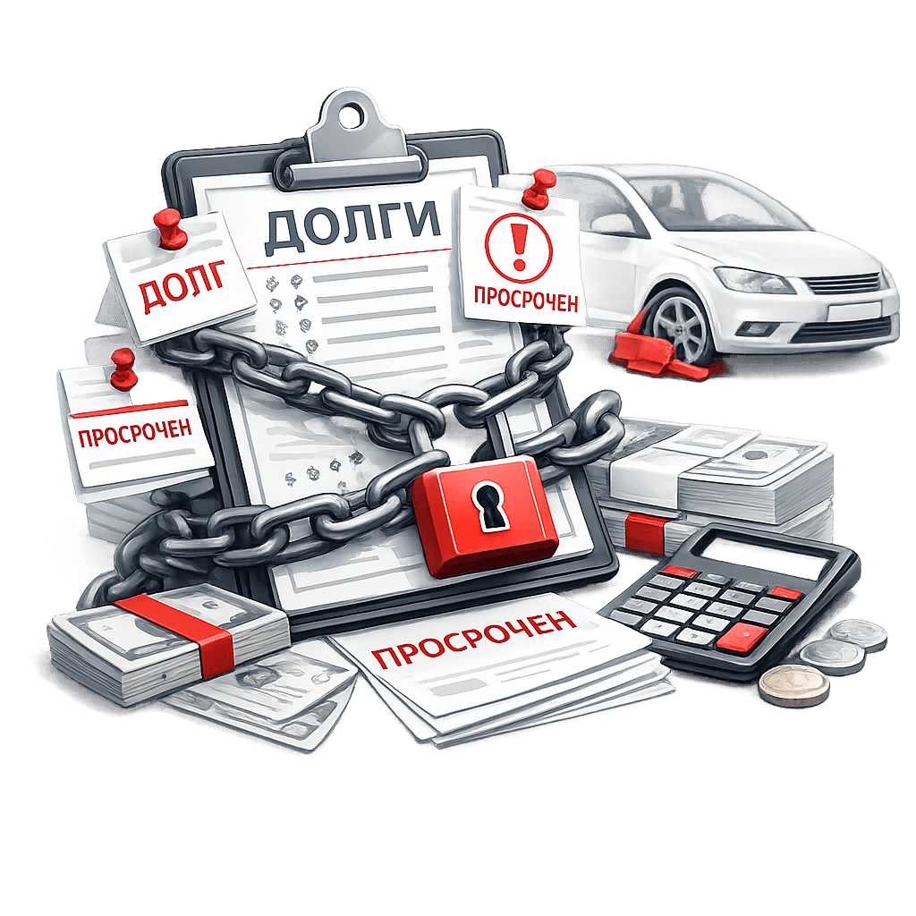 Долги, блокирующие продажу авто