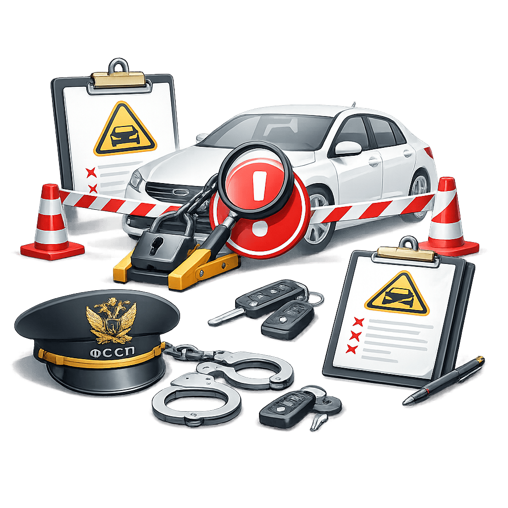 ФССП может наложить запрет на регистрационные действия